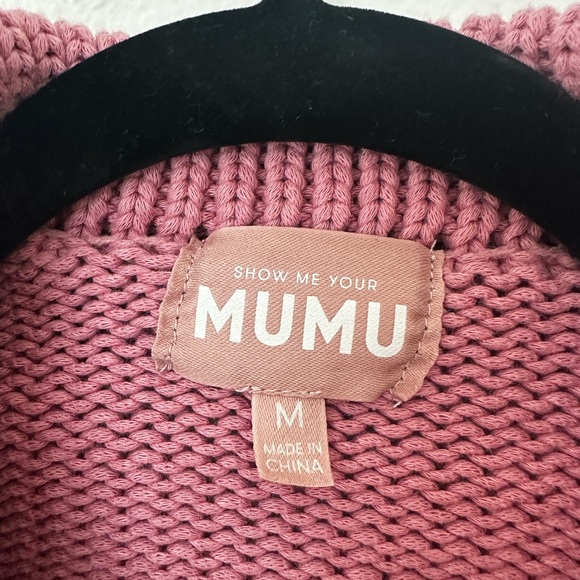 Show me your Mumu Pink Crop Sweater - Picture 5 of 10